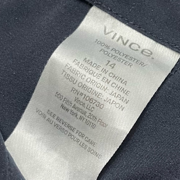 Vince • Dark Navy Blue Dress Pants Trousers - Picture 6 of 6
